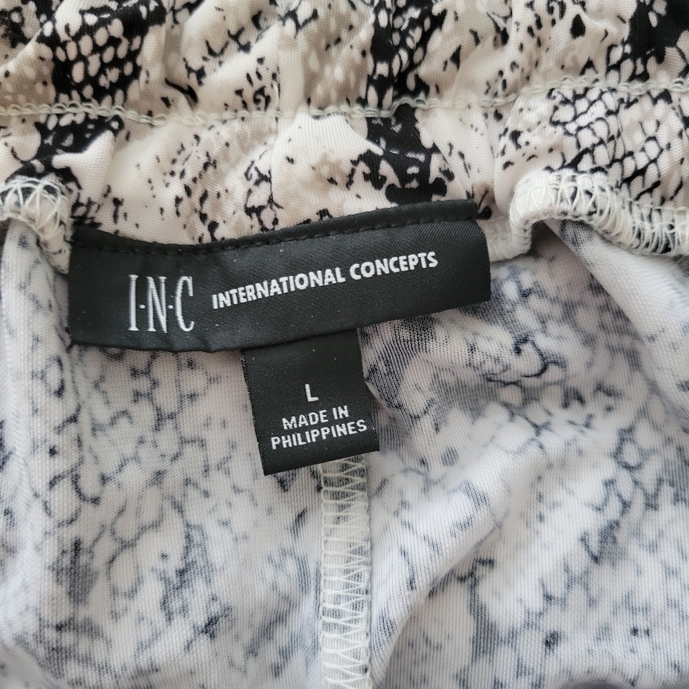 I.N.C Large Pull On Elastic Waist Polyester Casual  Pants In Large - Picture 4 of 10